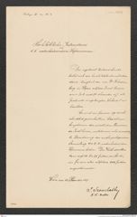 k.k. naturhistorisches Hofmuseum, Intendanzakten 1885-1896 (Hauer), Aktenzahl Z.10.a/1888, Seite 1